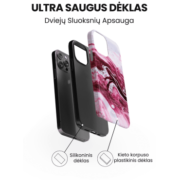 Apple iphone 14 pro max telefono deklas rozines spalvos