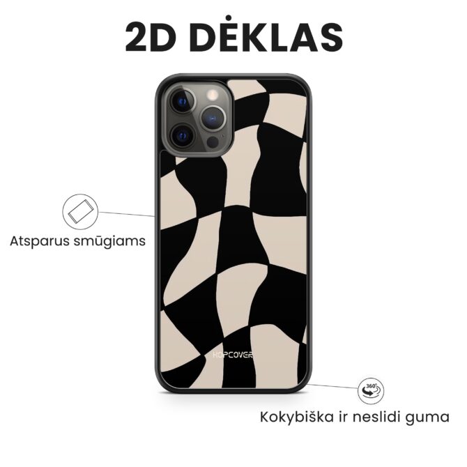 Hopcover iPhone telefono dekliukas vintage stiliaus printas