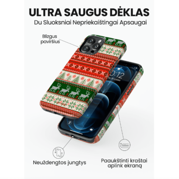 Hopcover iPhone telefono dekliukas kaledinis sventinis ivairiaspalvis